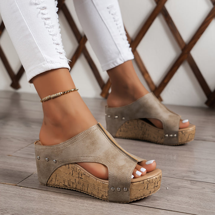 Women's Retro Wedge Sandals – Comfortable Summer Shoes