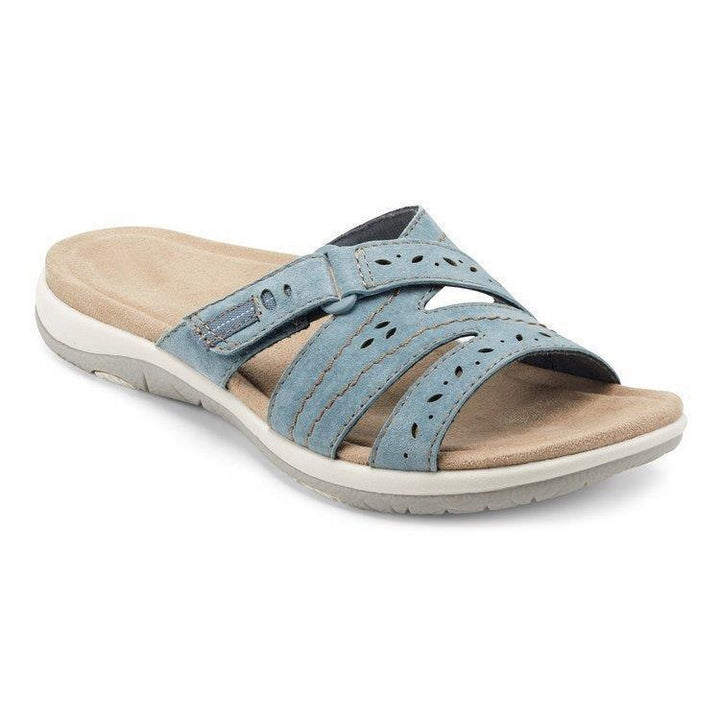 Orthopedic Slide Sandals for Women - Non-slip Soft Footbed Casual Summer Slippers