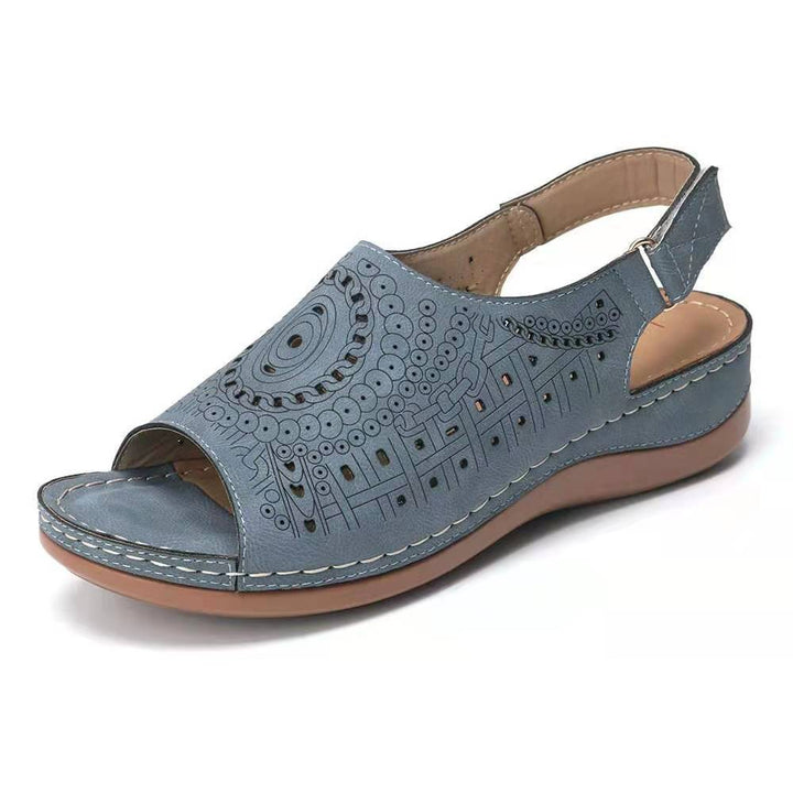 Breathable Hollow-Out Summer Sandals for Women – Comfortable Non-Slip Walking Shoes