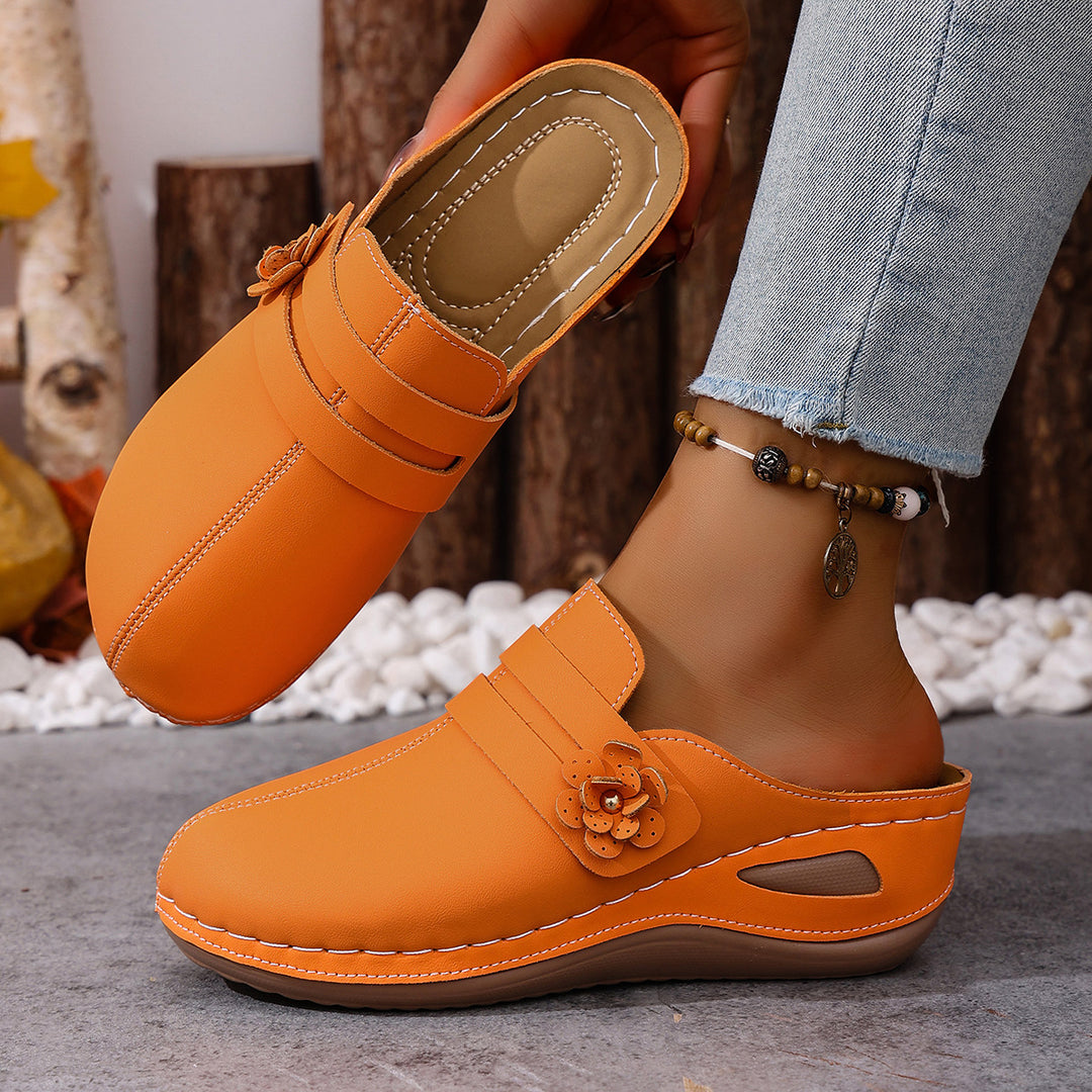 Women's Floral Sandals – Lightweight Comfortable Shoes