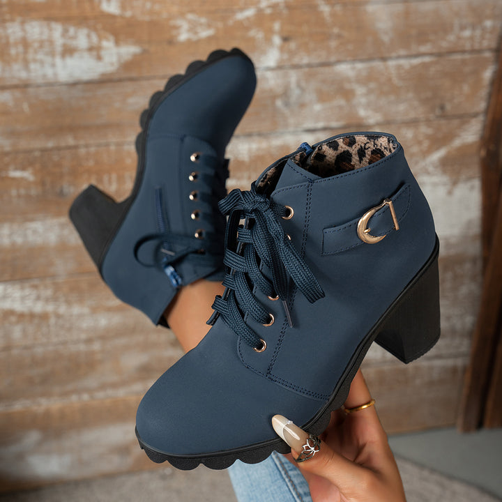 Women's Vintage Ankle Boots – Classic Boots for Fall & Winter