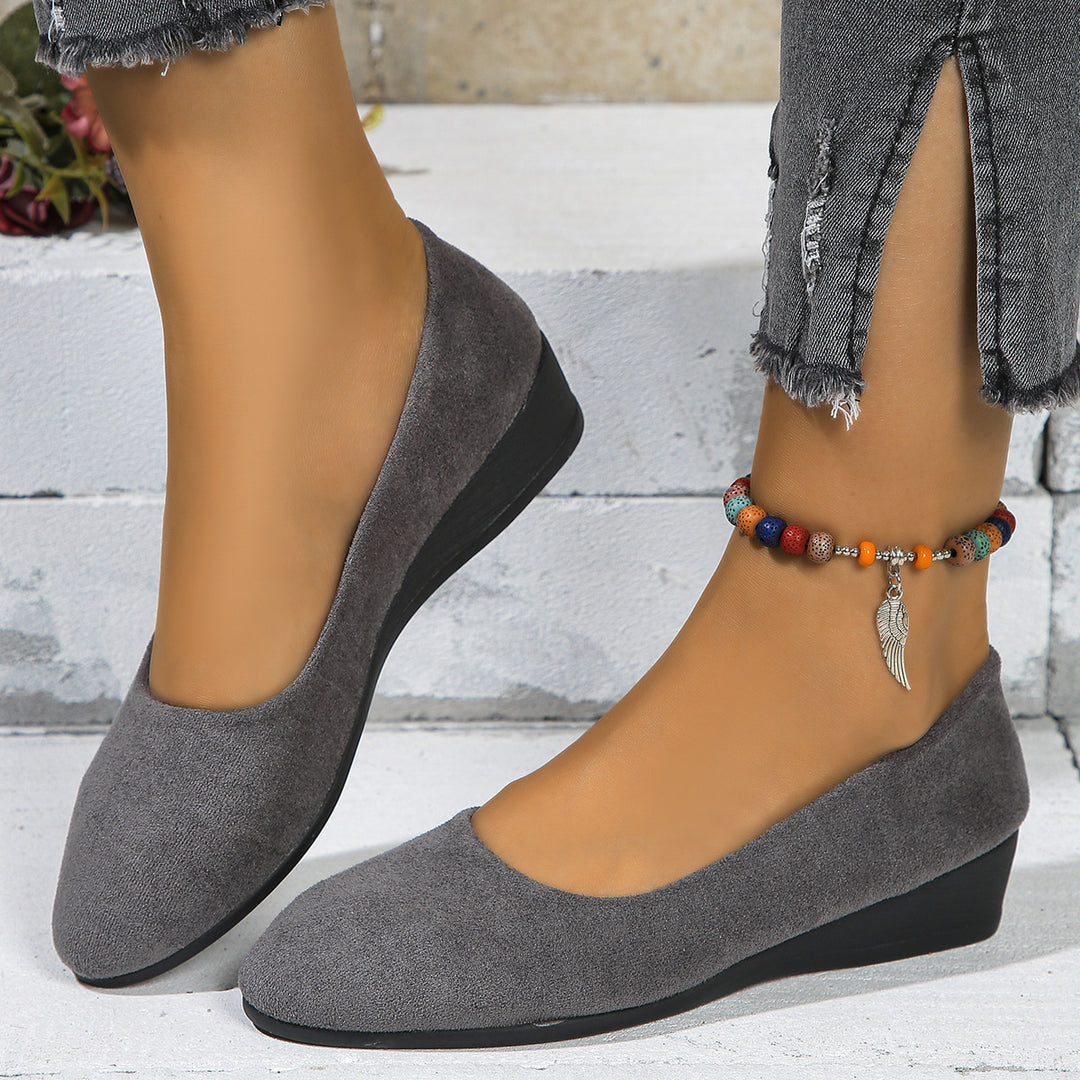 Women's Platform Wedge Walking Shoes – Easy Fit for Travel & Daily Wear