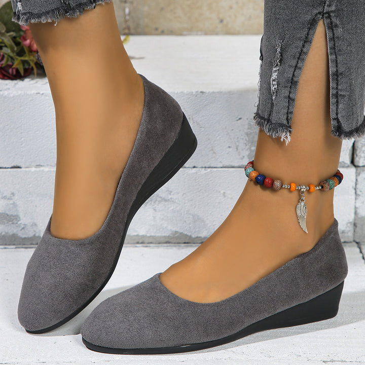 Women's Platform Wedge Walking Shoes – Easy Fit for Travel & Daily Wear