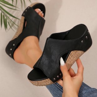 Women's Retro Wedge Sandals – Comfortable Summer Shoes