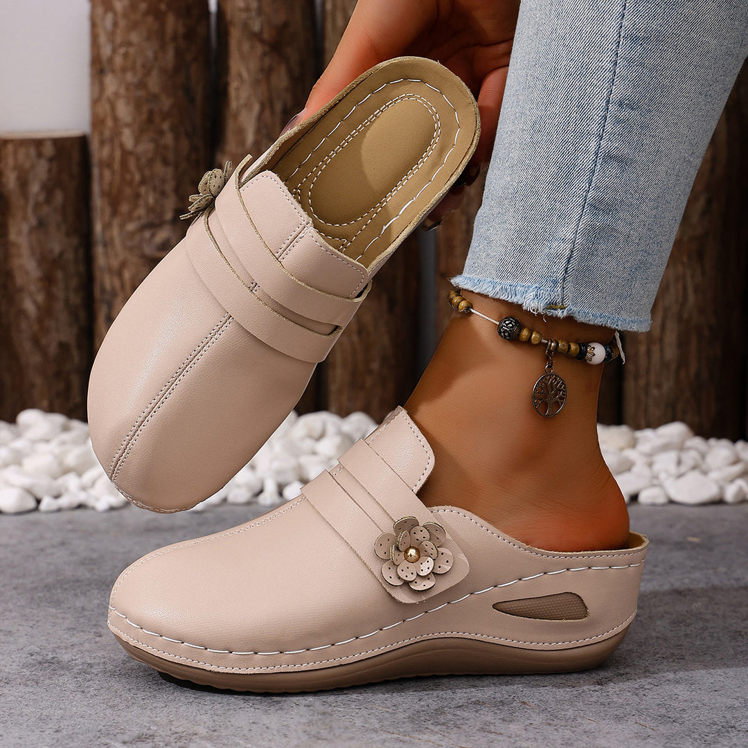 Women's Floral Sandals – Lightweight Comfortable Shoes