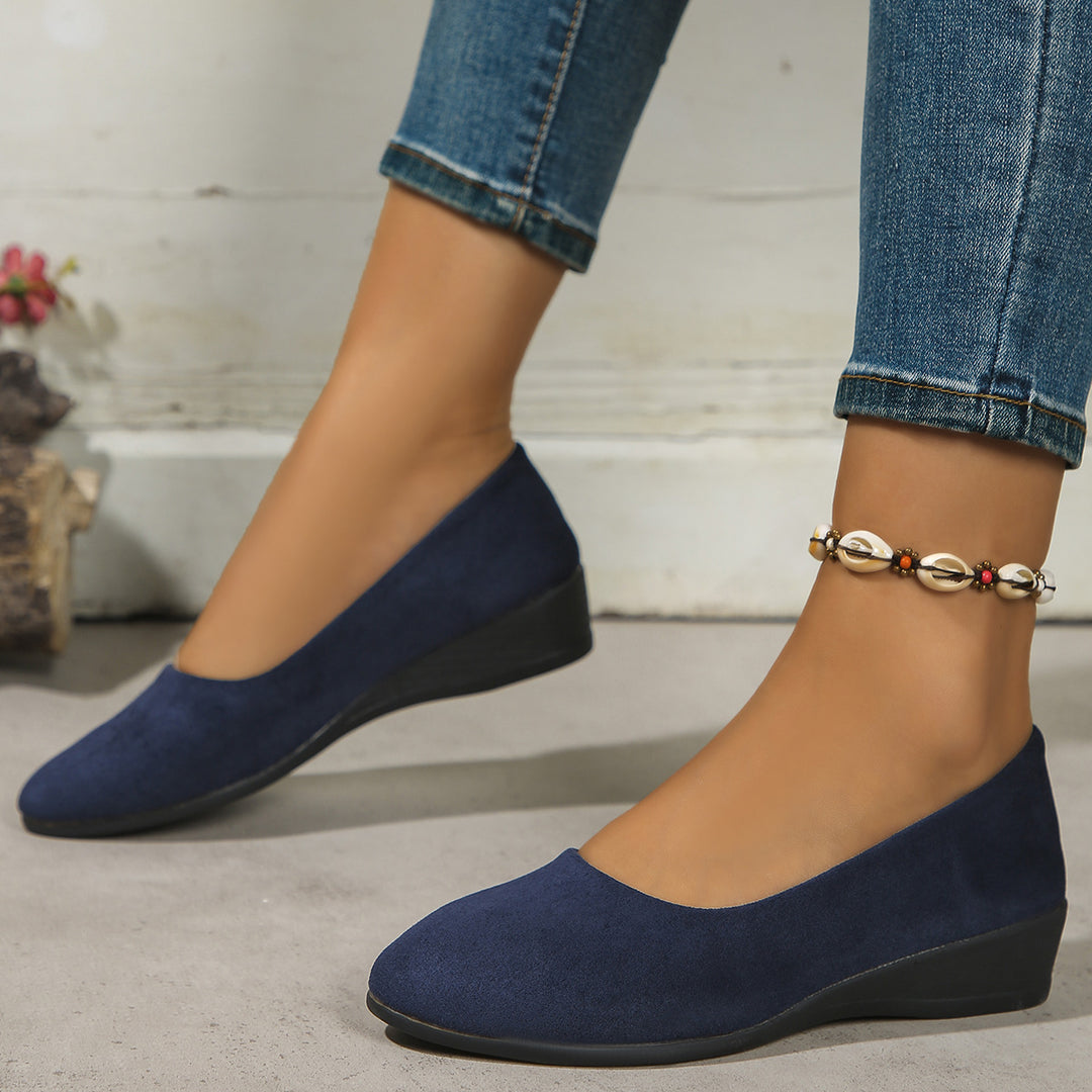 Women's Platform Wedge Walking Shoes – Easy Fit for Travel & Daily Wear
