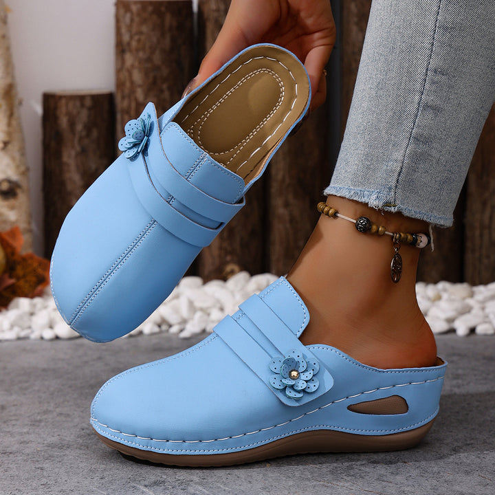Women's Floral Sandals – Lightweight Comfortable Shoes