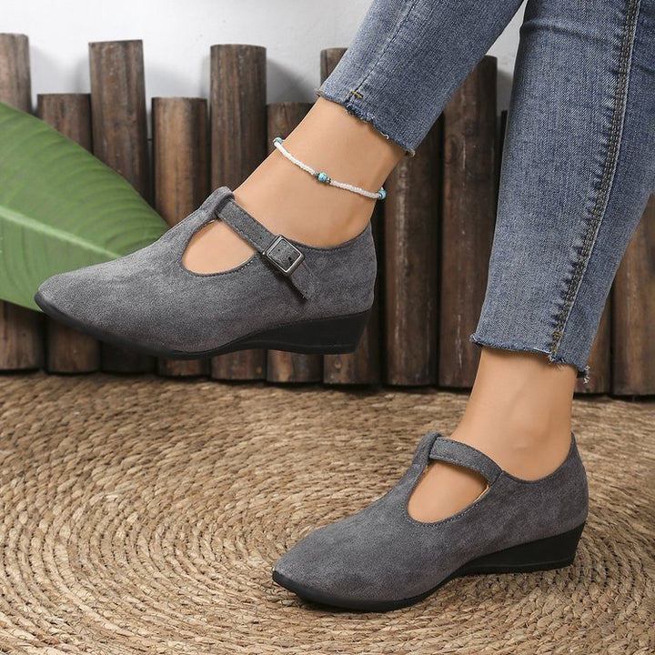 Women's Platform Wedge Shoes – Comfortable Everyday Slip-On Flats
