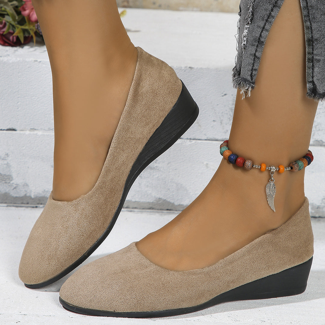 Women's Platform Wedge Walking Shoes – Easy Fit for Travel & Daily Wear