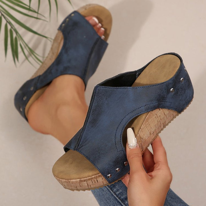 Women's Retro Wedge Sandals – Comfortable Summer Shoes