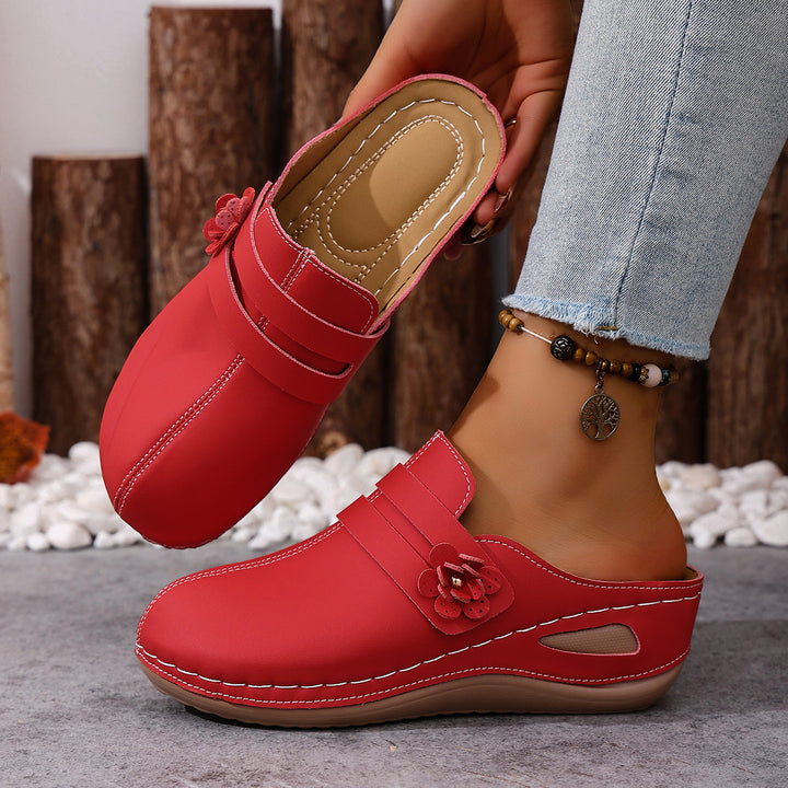 Women's Floral Sandals – Lightweight Comfortable Shoes