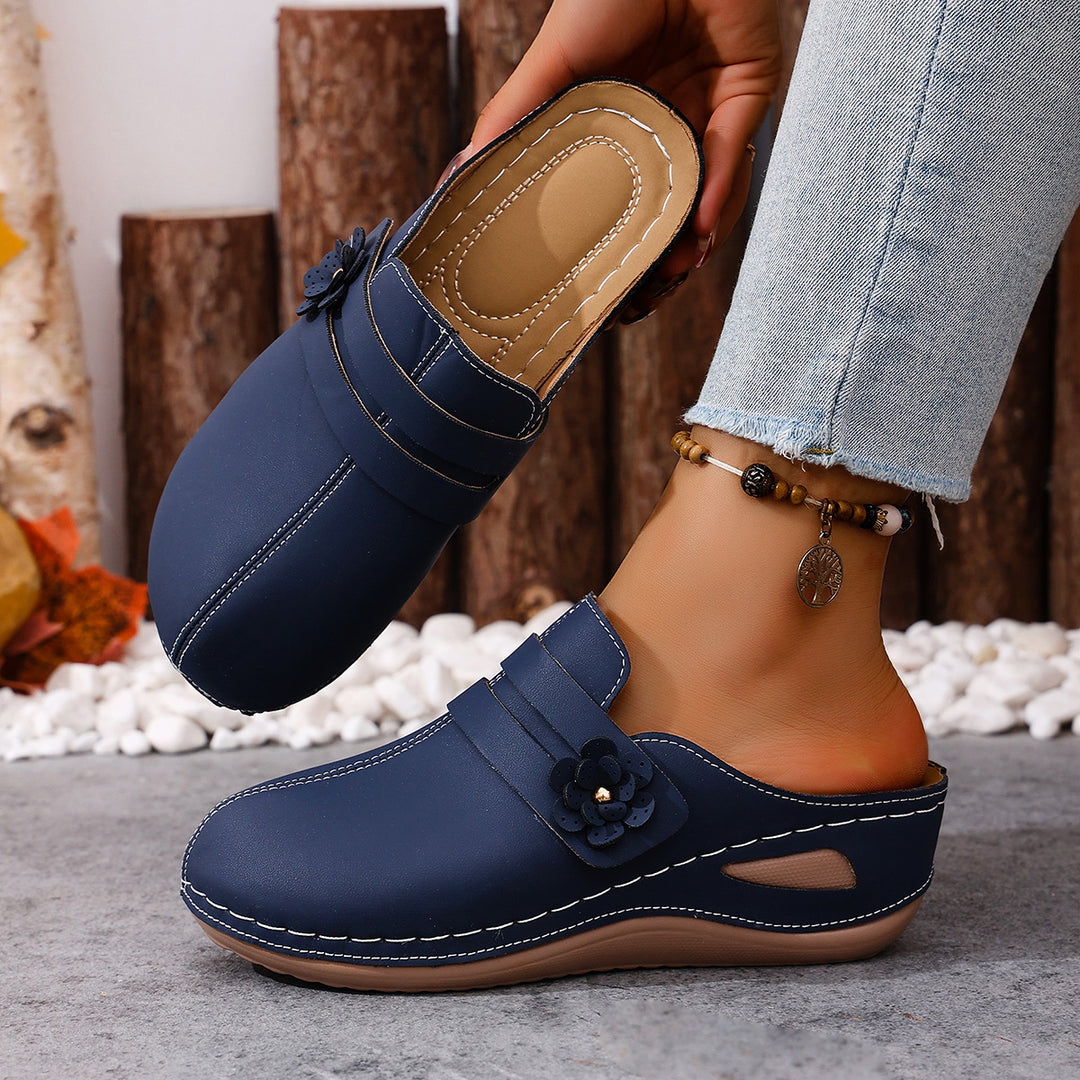 Women's Floral Sandals – Lightweight Comfortable Shoes