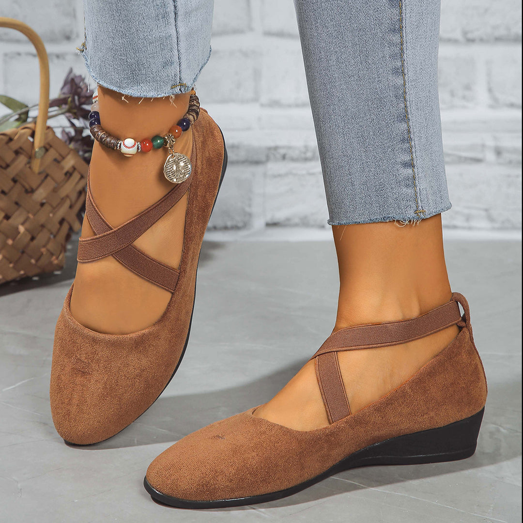 Women's Platform Wedge Walking Shoes – Easy Fit for Travel & Daily Wear