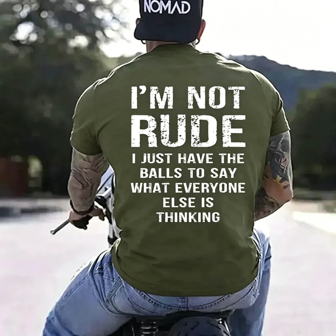 I'm Not Rude Social Anxiety T-Shirt