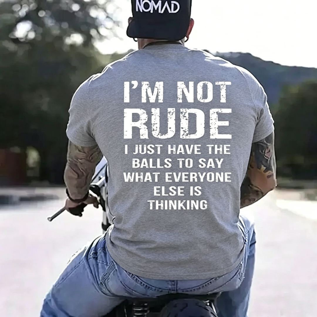 I'm Not Rude Social Anxiety T-Shirt