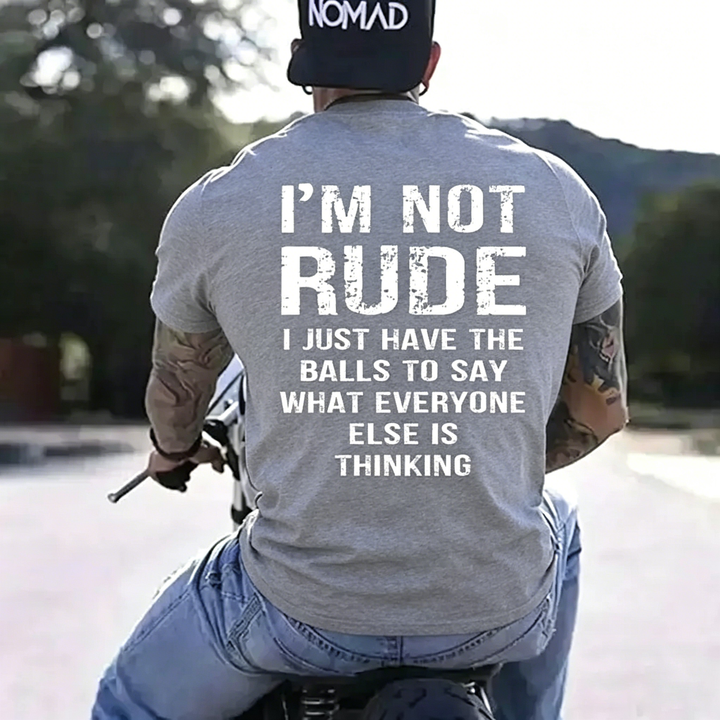 I'm Not Rude Social Anxiety T-Shirt