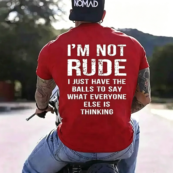 I'm Not Rude Social Anxiety T-Shirt