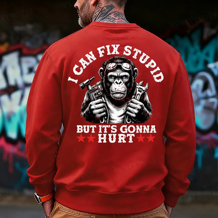 I Can Fix Stupid But It's Gonna Hurt Sweatshirt
