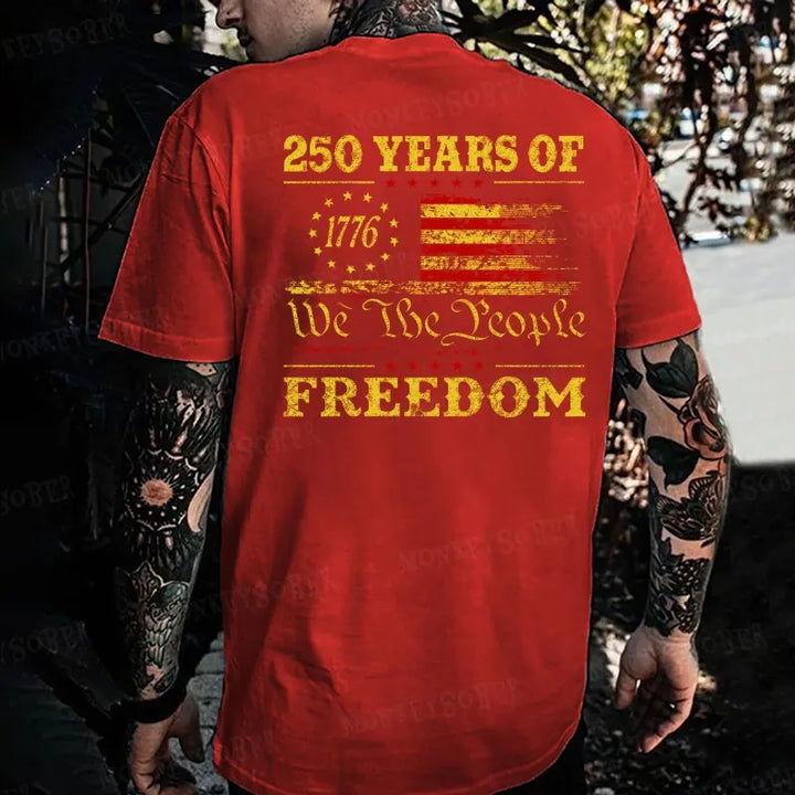 250 Years Of Freedom We The People1776-2026  Monkey T-shirt
