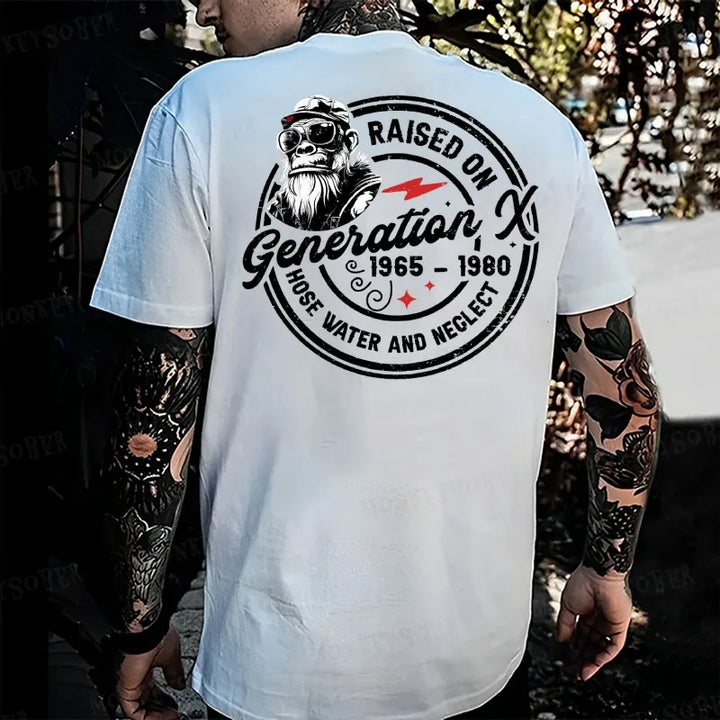 Raised On Generation, Hose Water And Neglect Monkey T-shirt