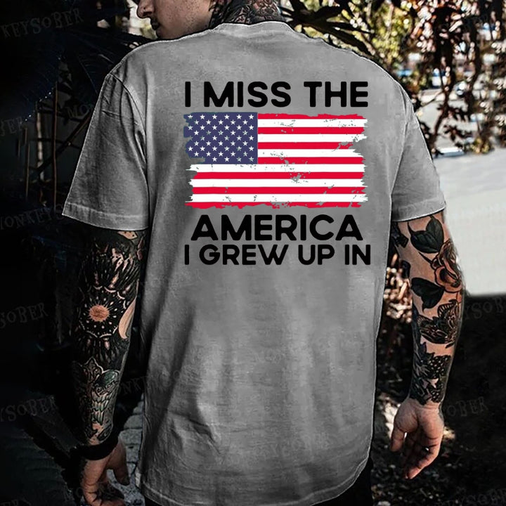 I Miss The A America I Grew Up In Monkey T-shirt