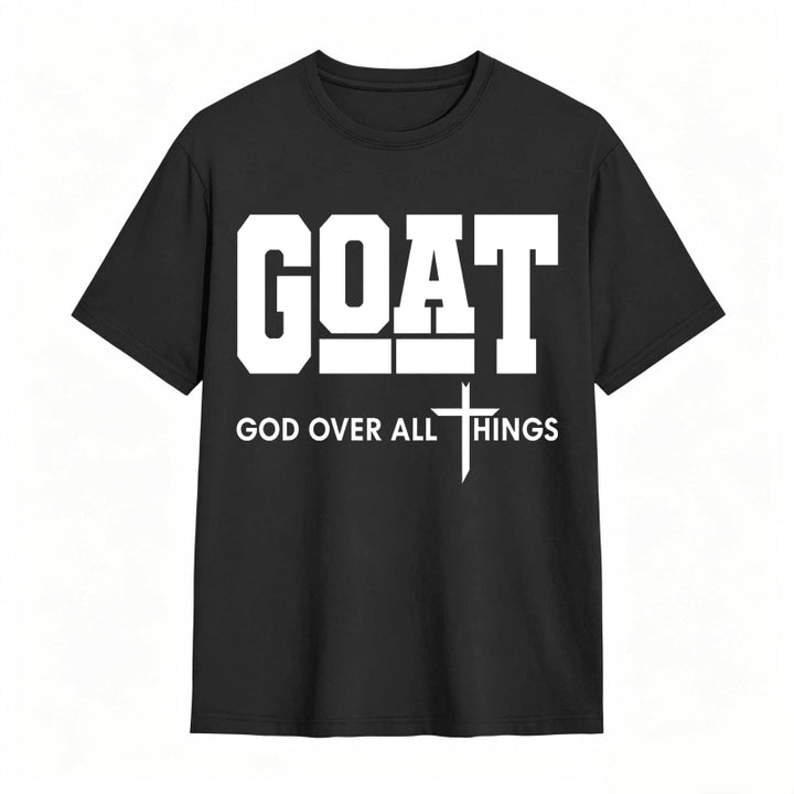 GOAT (“God Over All Things”) graphic T-shirt