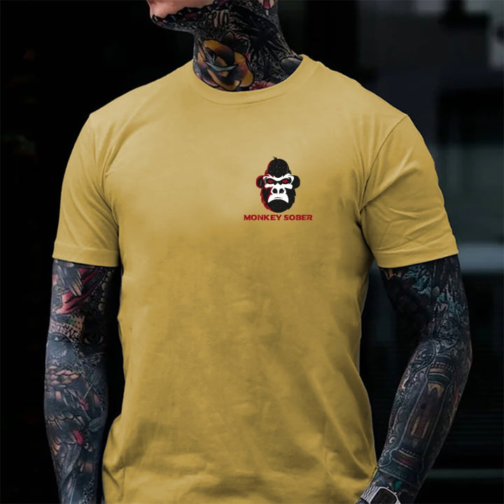 I Like Whiskey And Cigars And Maybe 3 People Monkey T-shirt
