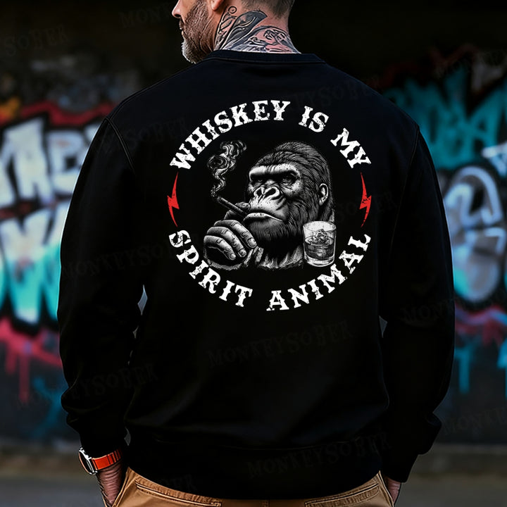 Whiskey is My Spirit Animal Sweatshirt