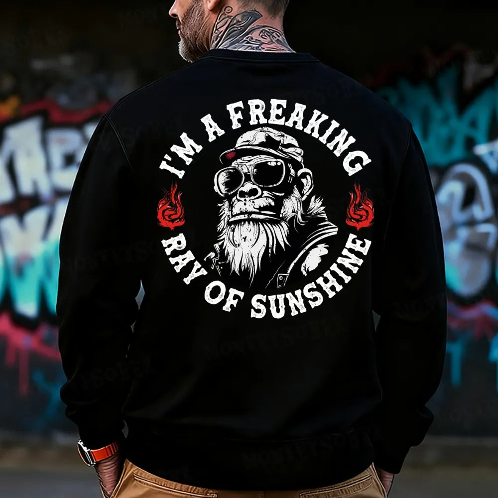 I'm A Freaking Ray Of Sunshine  Sweatshirt
