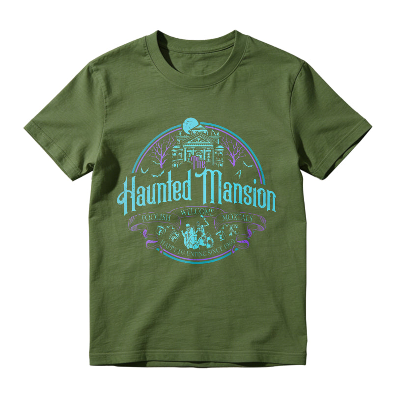 Haunted Mansion Gothic Horror House Ghosts Halloween Unisex Classic T-shirt