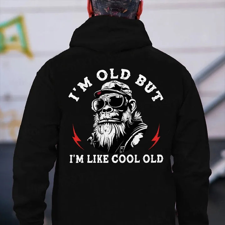I'm Old But I'm Like Cool Old Funny Gift Monkey Hoodies