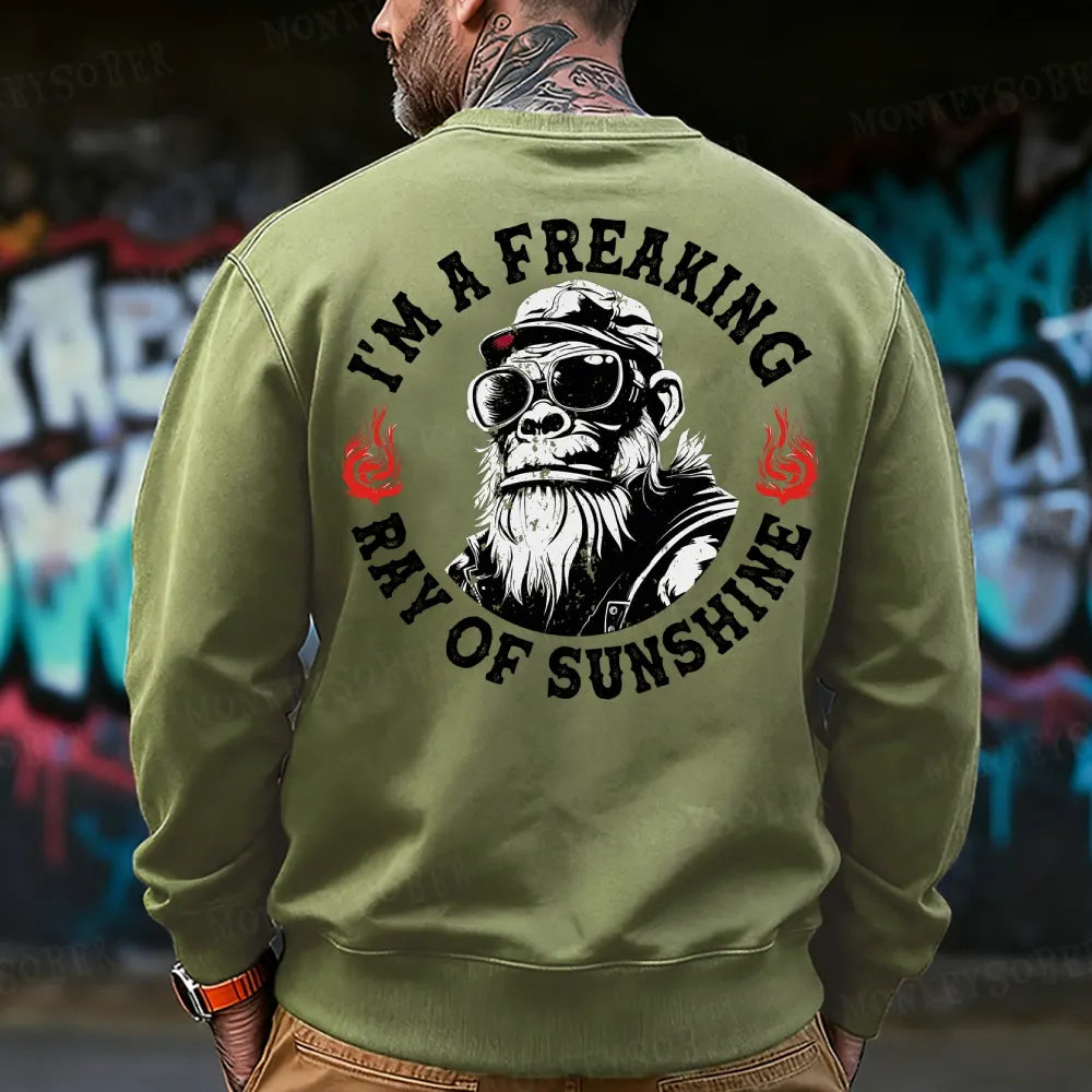 I'm A Freaking Ray Of Sunshine  Sweatshirt