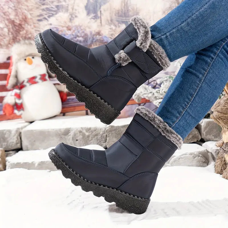 Women's Insulated Ankle Snow Boots – Stylish, Warm & Practical Cold-Weather Footwear