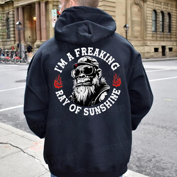I'm A Freaking Ray Of Sunshine Hoodies