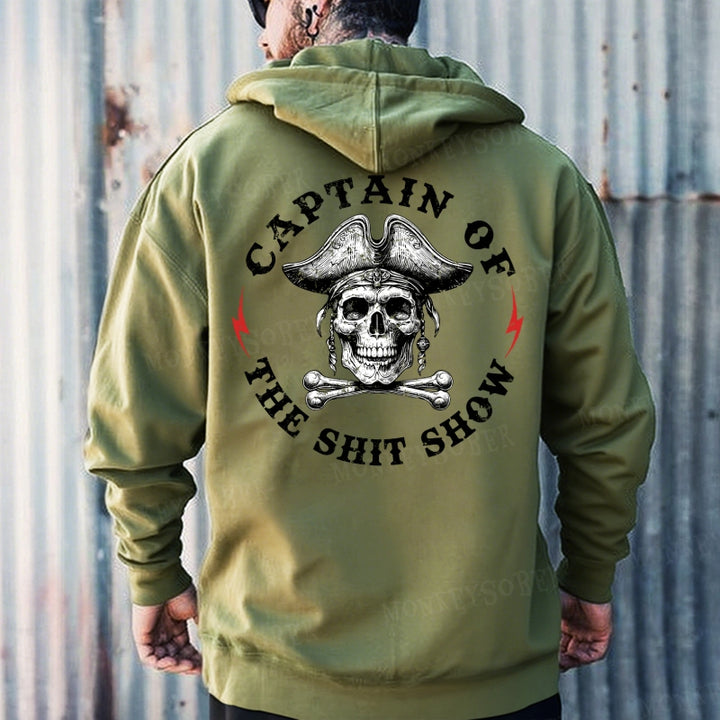 Captain Of The Shit Show Hoodies