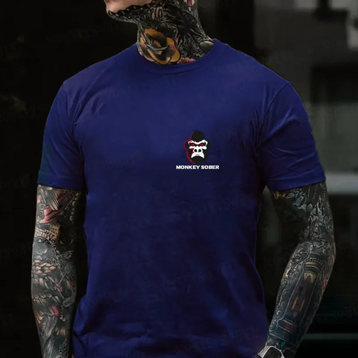 Boobs The Proof That Men Can Focus On Two Things At Once  Monkey T-shirt