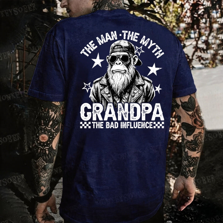 Emotional Support Husband Do Not Pet Monkey T-shirt