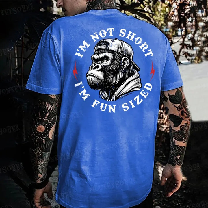 I'm Not Short I'm Fun Sized Monkey T-shirt
