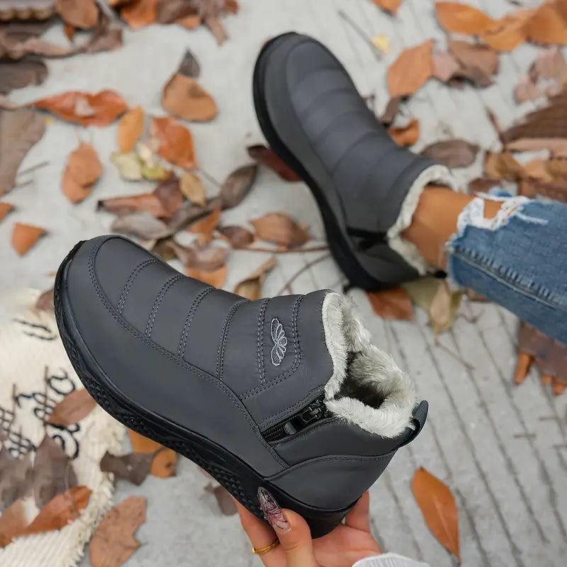 Women's Waterproof Winter Boots – Thick Warm Lining, Anti-Skid Sole | Perfect Snow Boots for Women