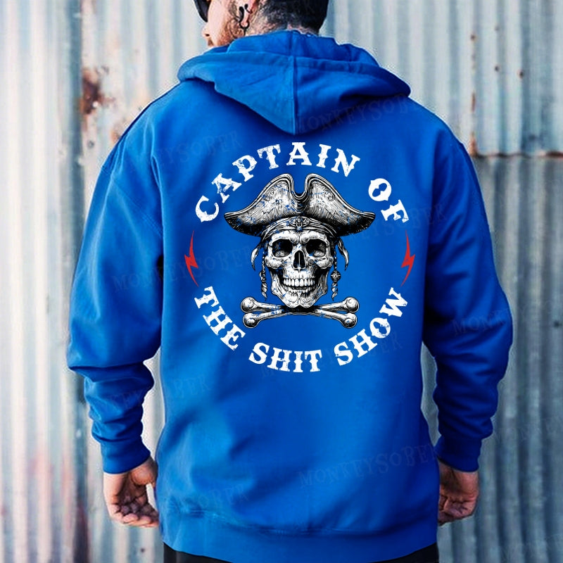 Captain Of The Shit Show Hoodies