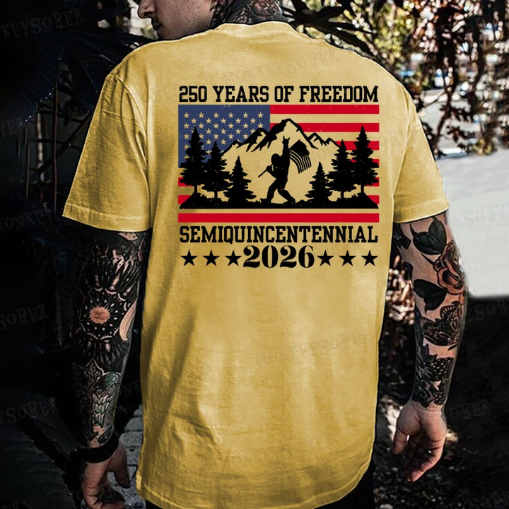 250 Years Of Freedom Semiquincentennial Monkey T-shirt
