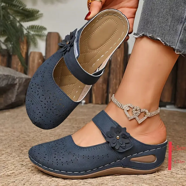 Women's Comfort Cutout Sandals – Breathable Slip-On Summer Shoes