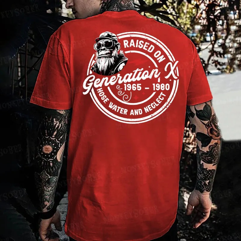Raised On Generation, Hose Water And Neglect Monkey T-shirt