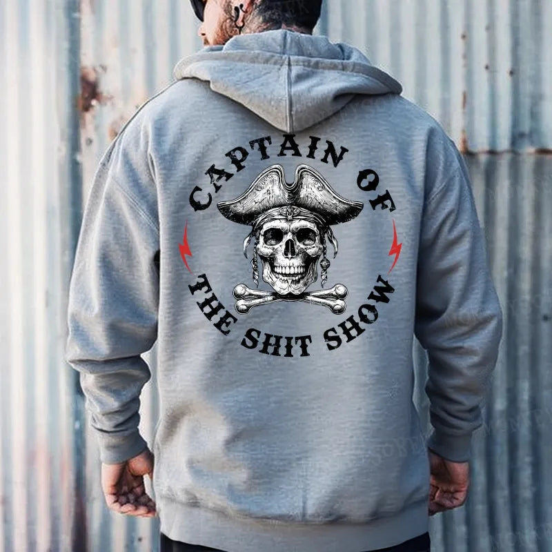 Captain Of The Shit Show Hoodies