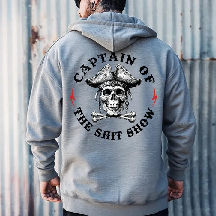 Captain Of The Shit Show Hoodies
