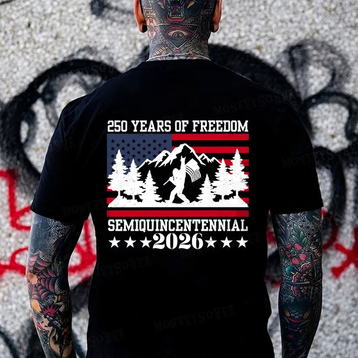 250 Years Of Freedom Semiquincentennial Monkey T-shirt