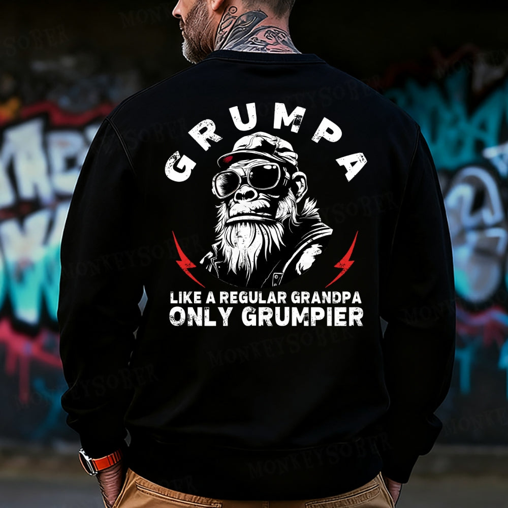 Grumpa Like A Regular Grandpa Only Grumpier Sweatshirt