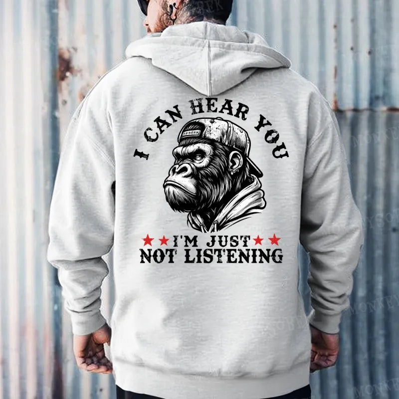 I Can Hear You I Am Just Not Listening Hoodies