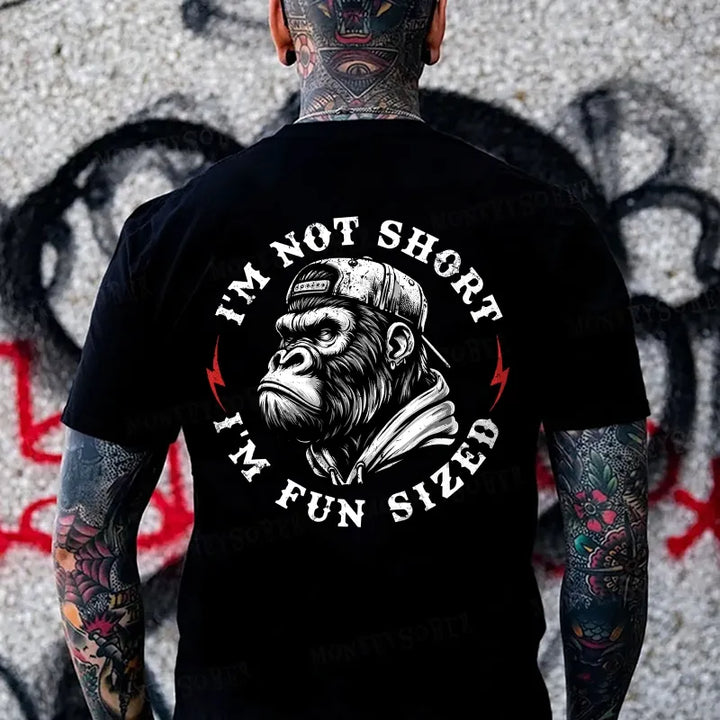 I'm Not Short I'm Fun Sized Monkey T-shirt