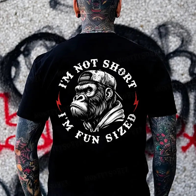 I'm Not Short I'm Fun Sized Monkey T-shirt